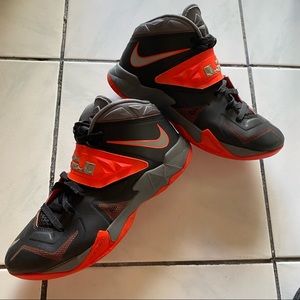 neon orange lebrons